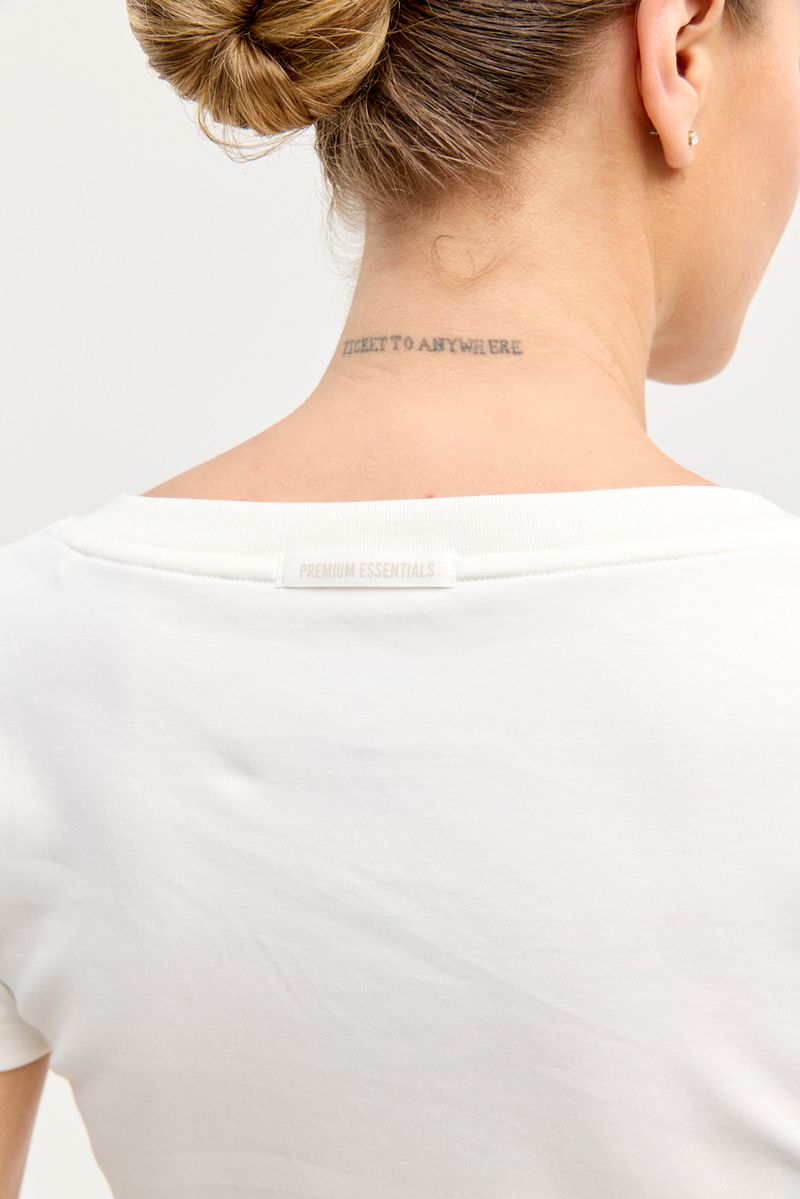 REMERA COTTON PIMA BIANCA