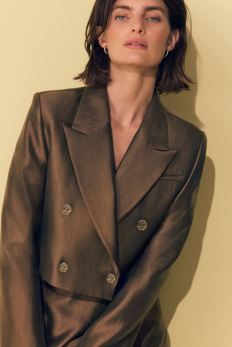 BLAZER MILANO METALLIC