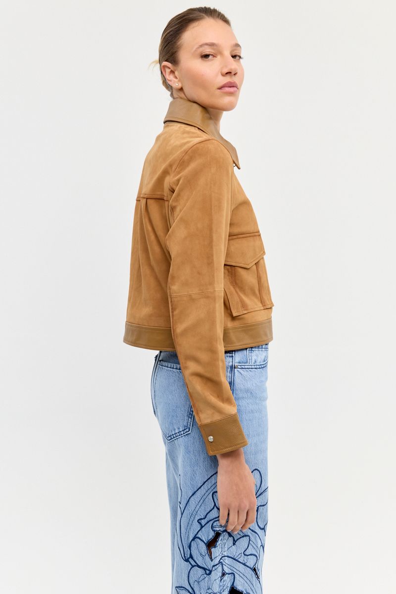 CHAQUETA SUEDE WORN