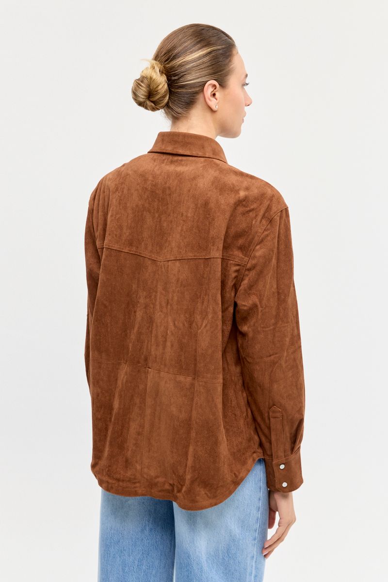 CAMISA VEGAN SUEDE