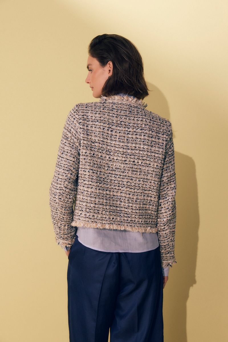 CHAQUETA TWEED AND SEQUINS