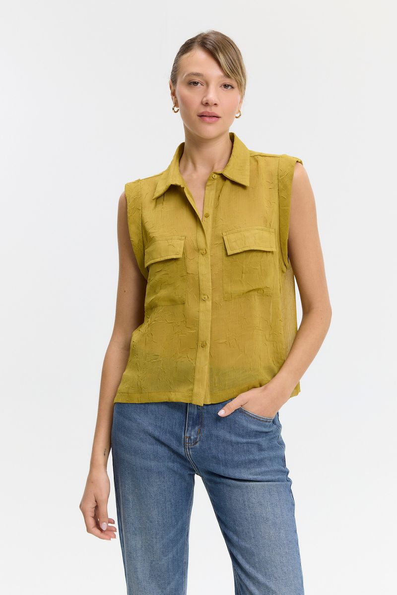 CAMISA CRINKLE SHEER LARA