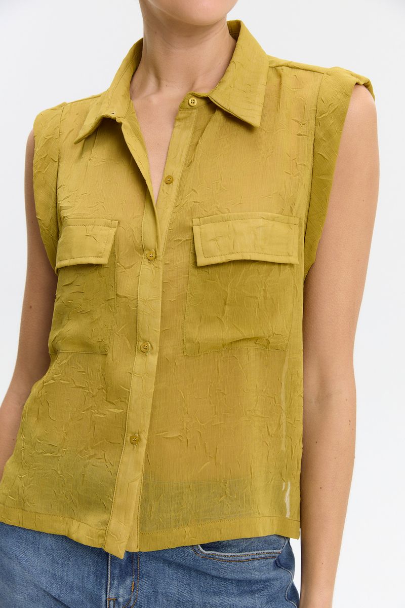 CAMISA CRINKLE SHEER LARA