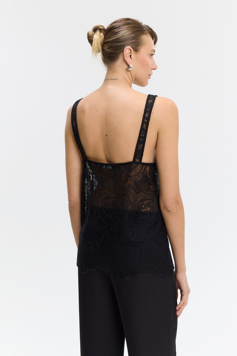 TOP LONG LACE