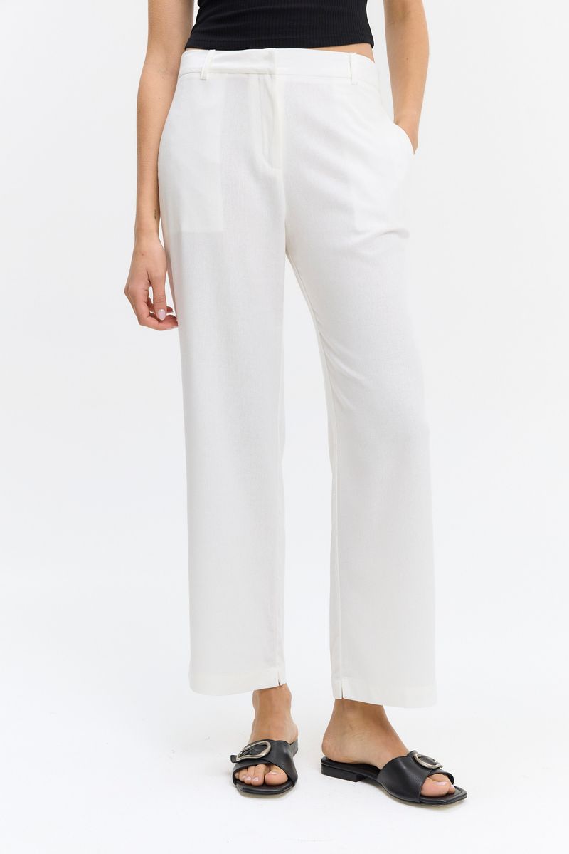 PANTALON LINO GARDENIA