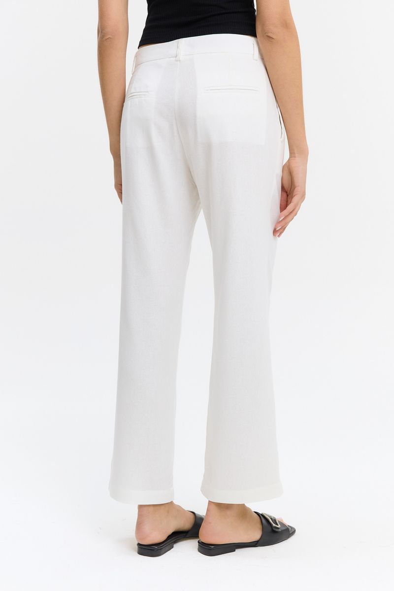 PANTALON LINO GARDENIA