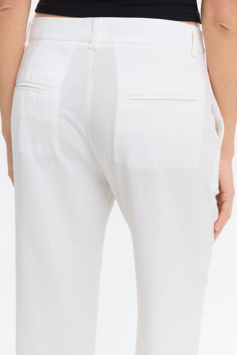 PANTALON LINO GARDENIA