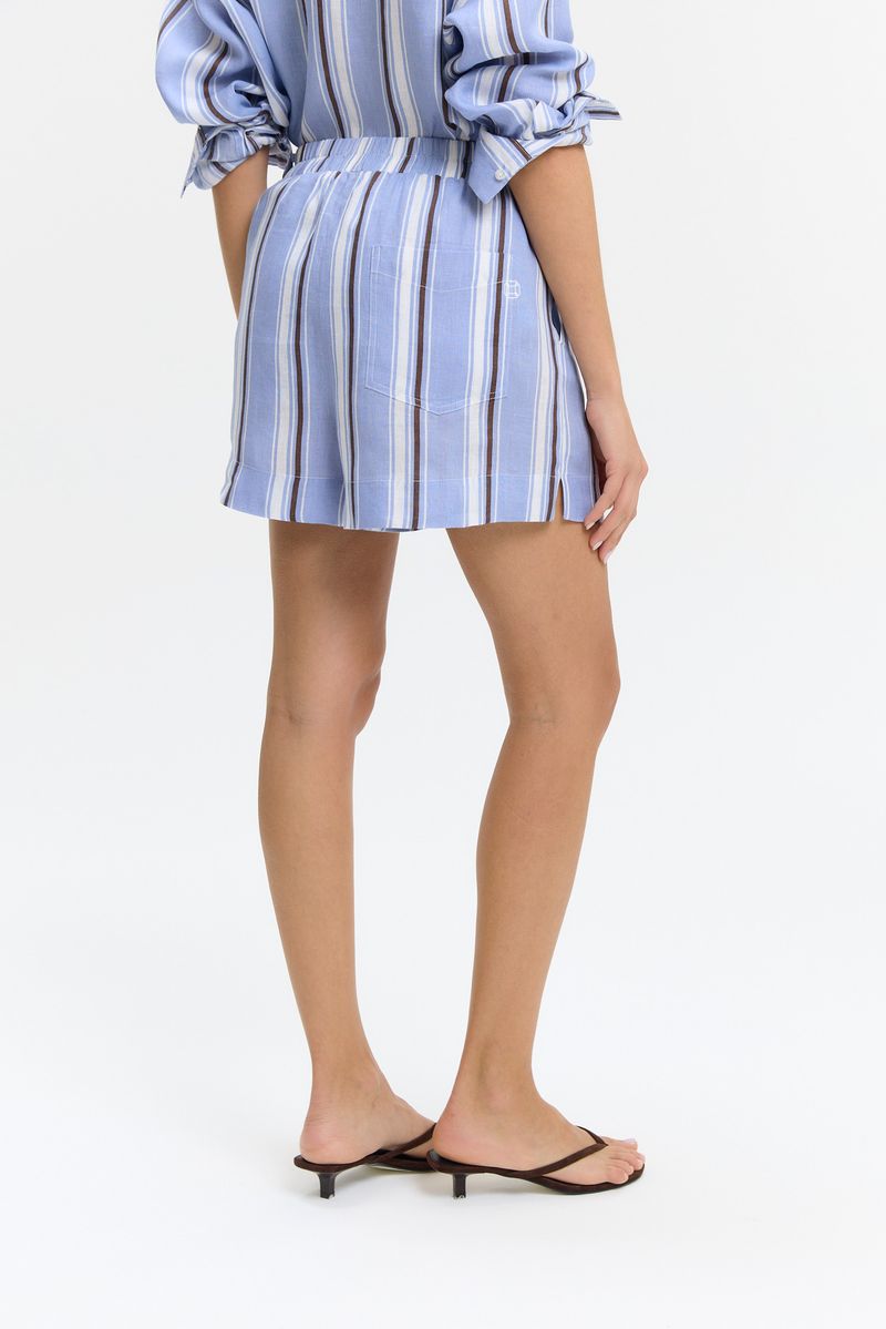 SHORT STRIPED LINO LILY