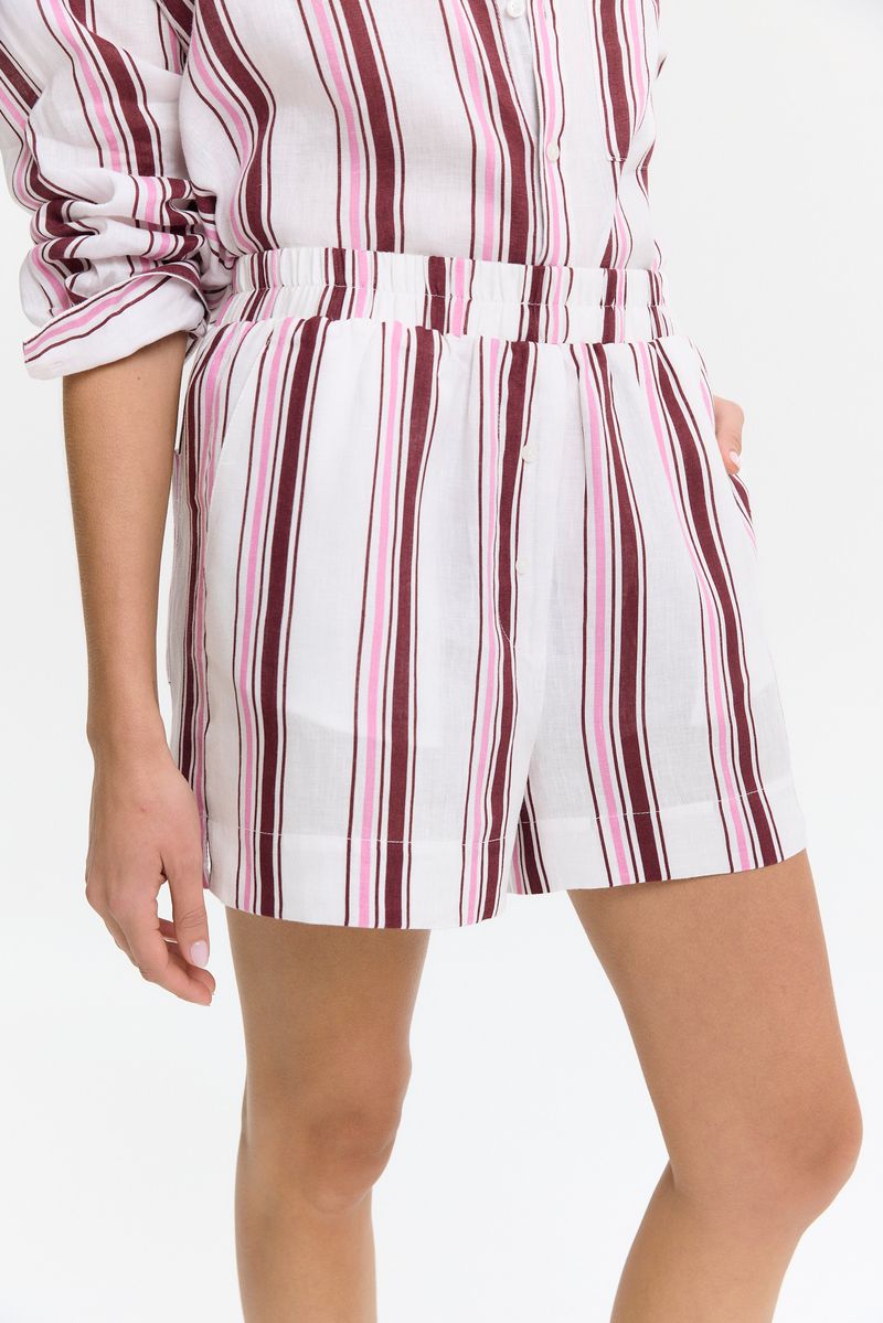 SHORT STRIPED LINO LILY