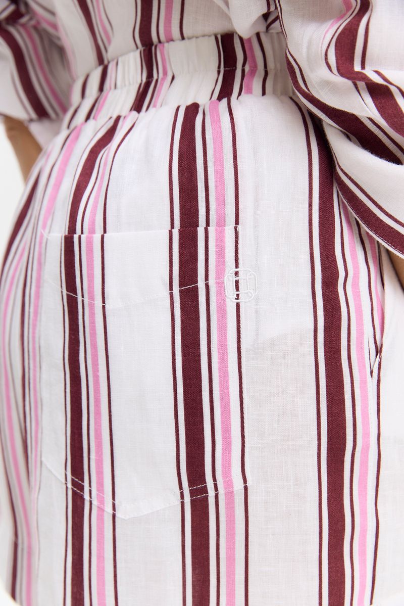 SHORT STRIPED LINO LILY