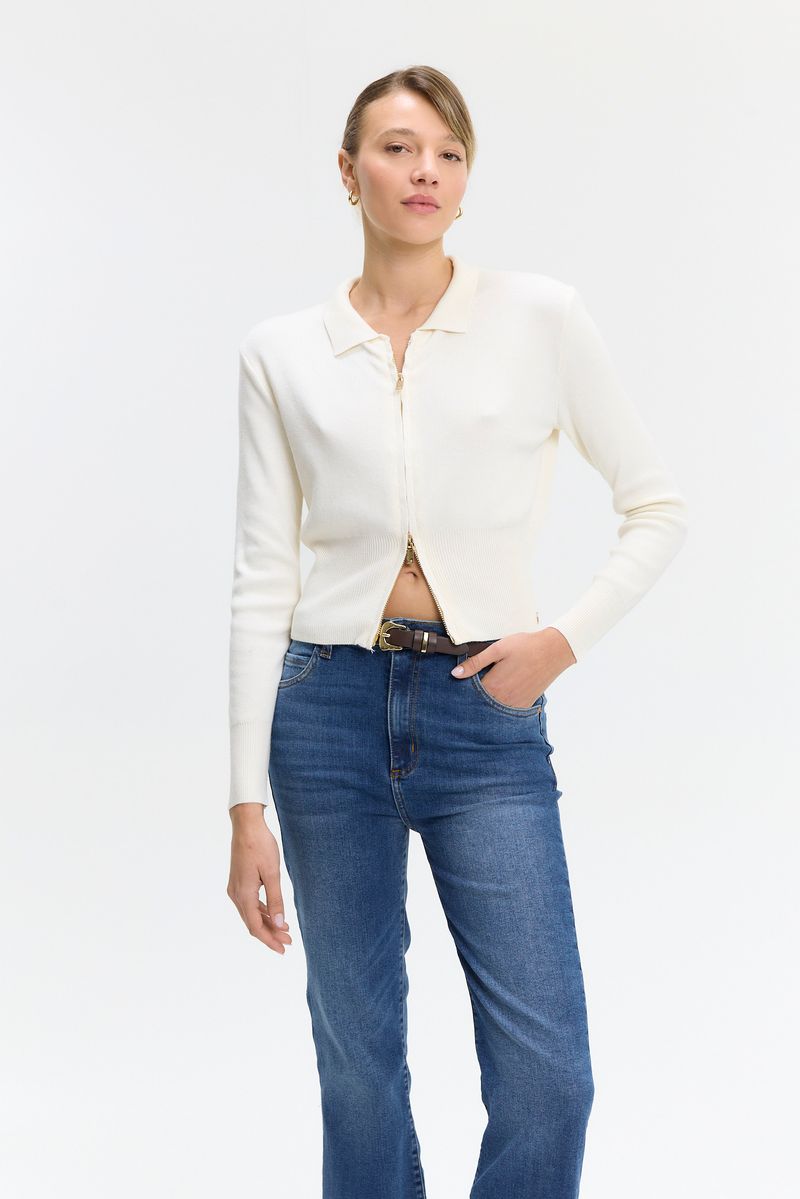 SWEATER CARDIGAN POLO ZITA
