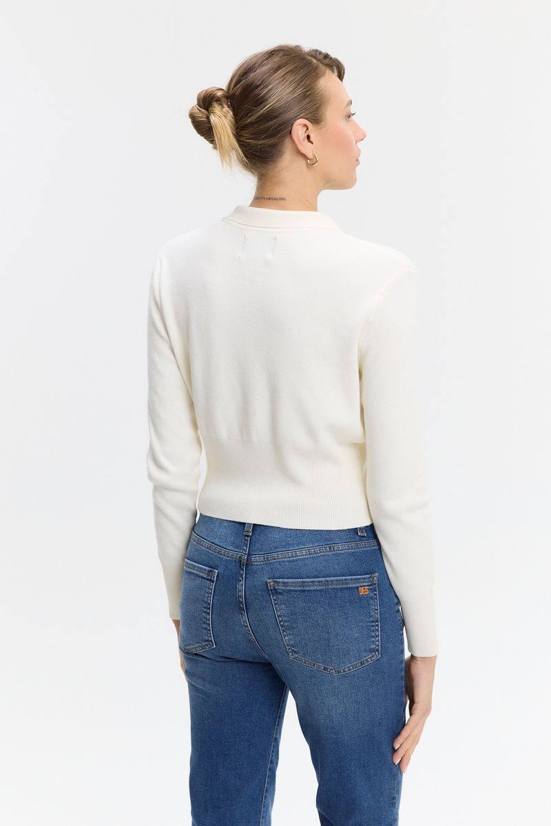 SWEATER CARDIGAN POLO ZITA