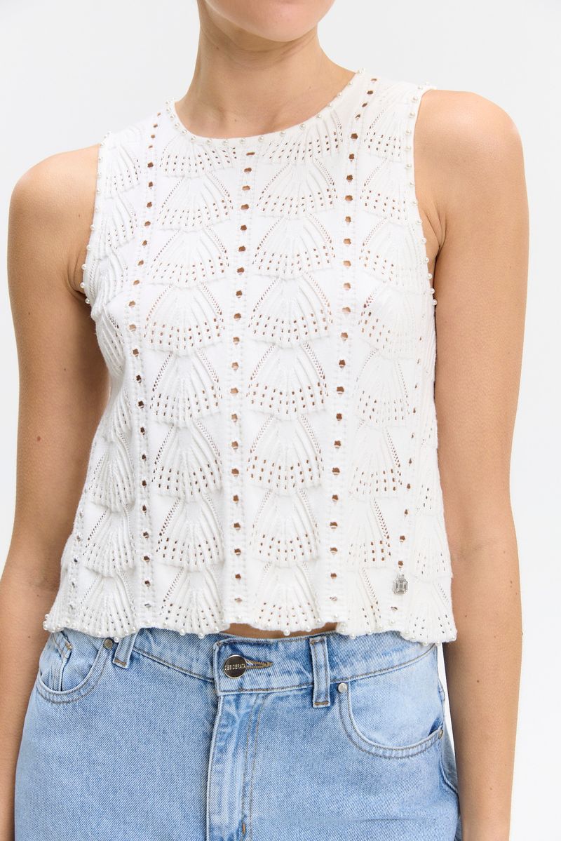 SWEATER TOP PEARLS GINA