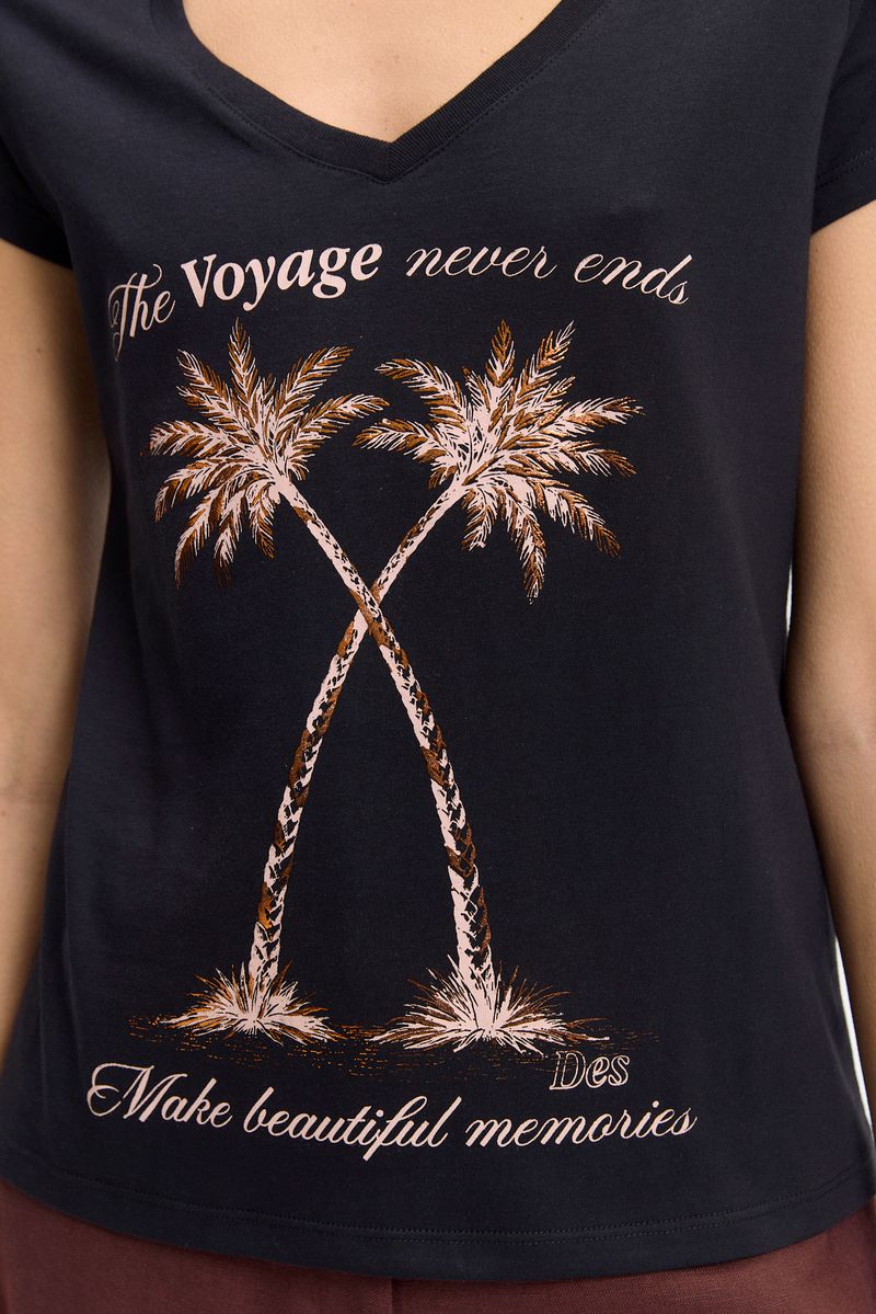 REMERA COTTON PRINT ENJOY