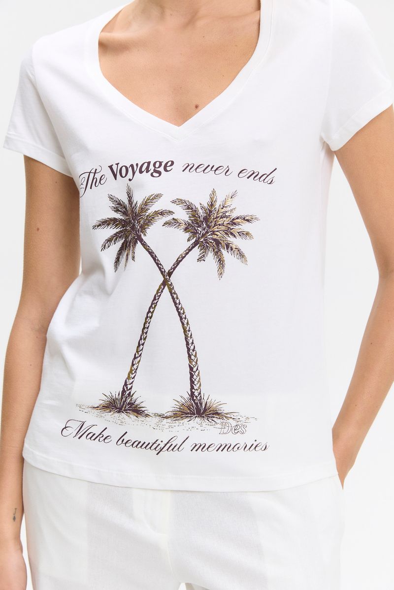 REMERA COTTON PRINT ENJOY