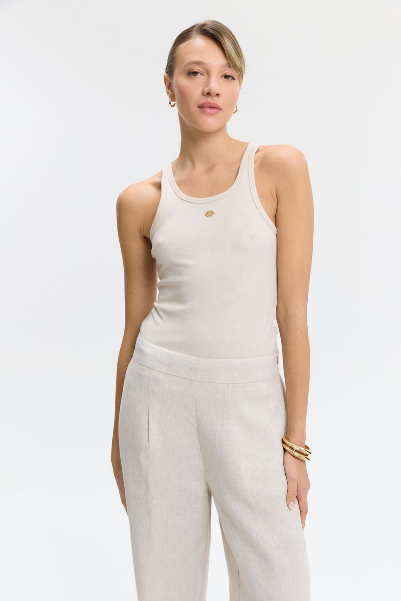 MUSCULOSA RIBBED LUREX RITA