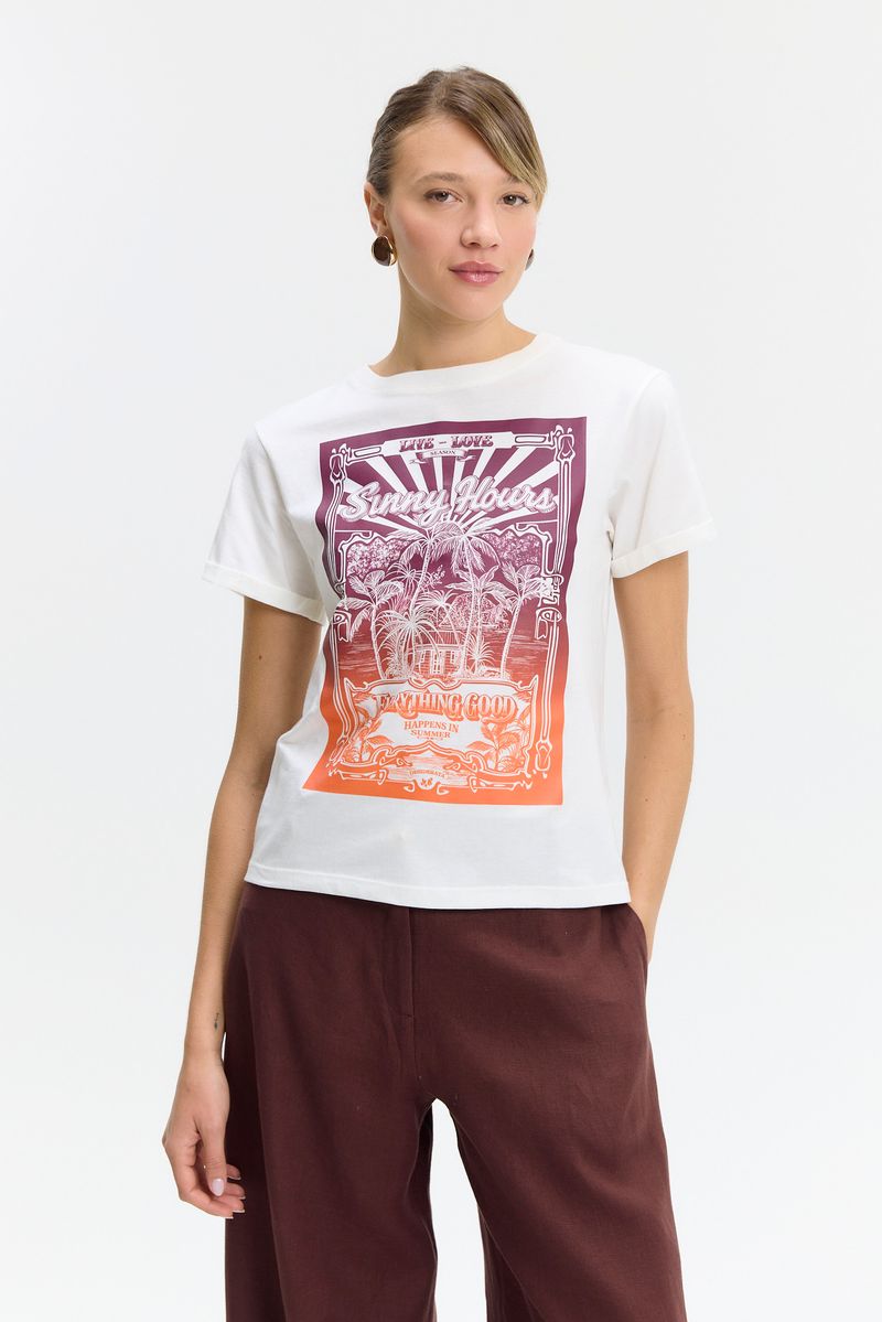 REMERA COTTON PRINT MIK
