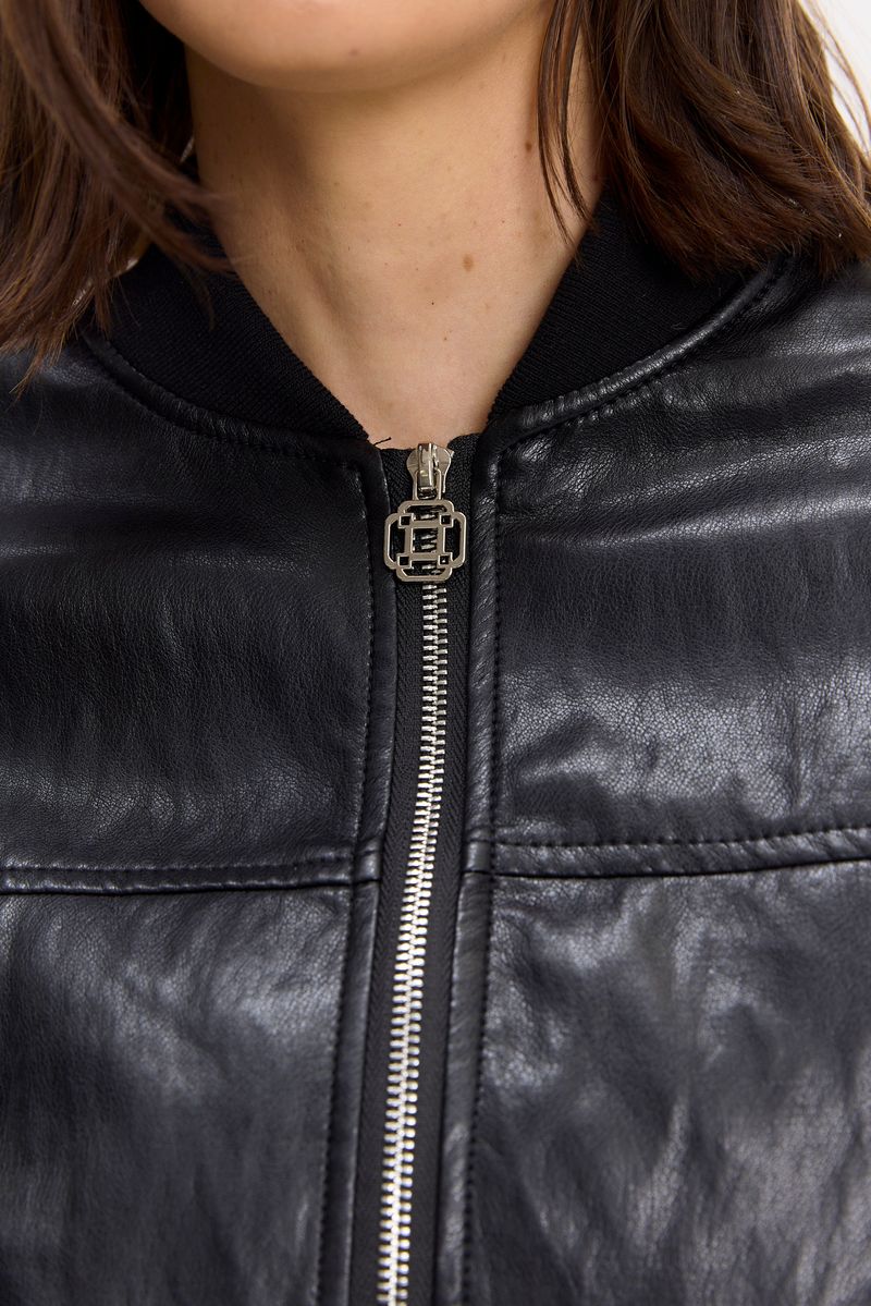 BOMBER LIGHT LEATHER
