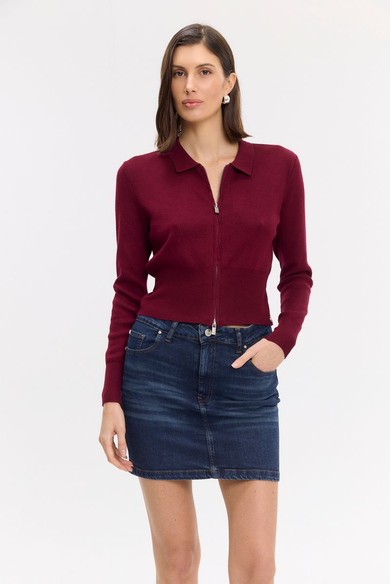 SWEATER CARDIGAN POLO ZITA