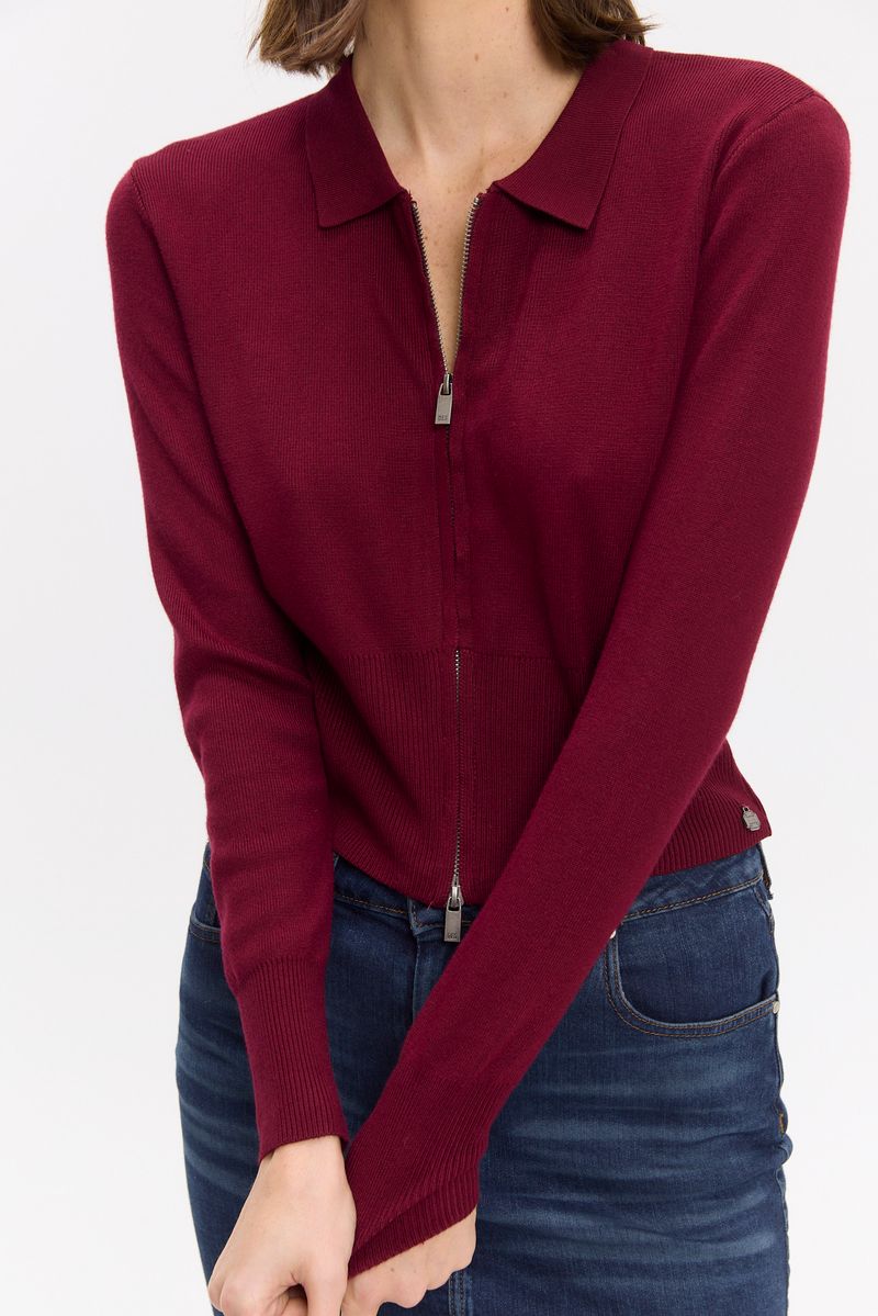 SWEATER CARDIGAN POLO ZITA