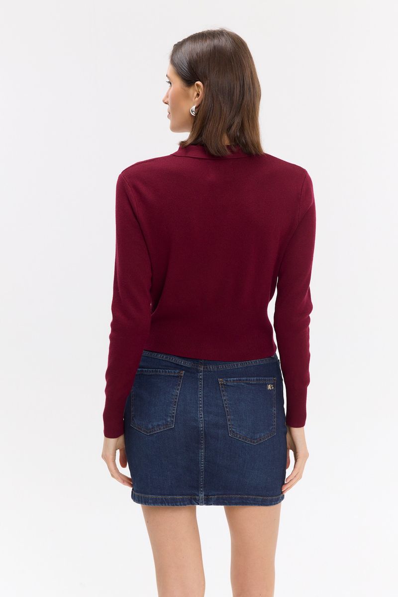 SWEATER CARDIGAN POLO ZITA