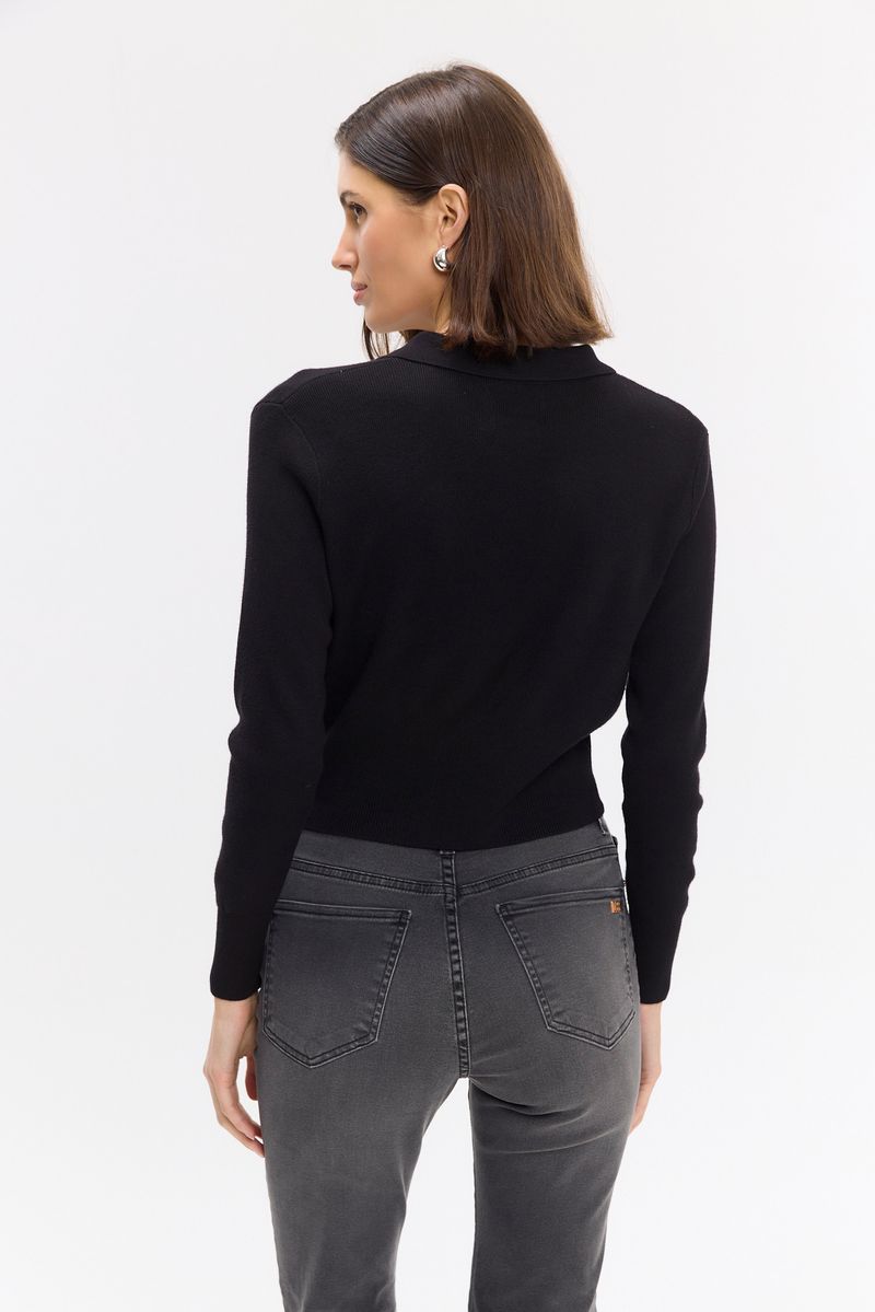 SWEATER CARDIGAN POLO ZITA