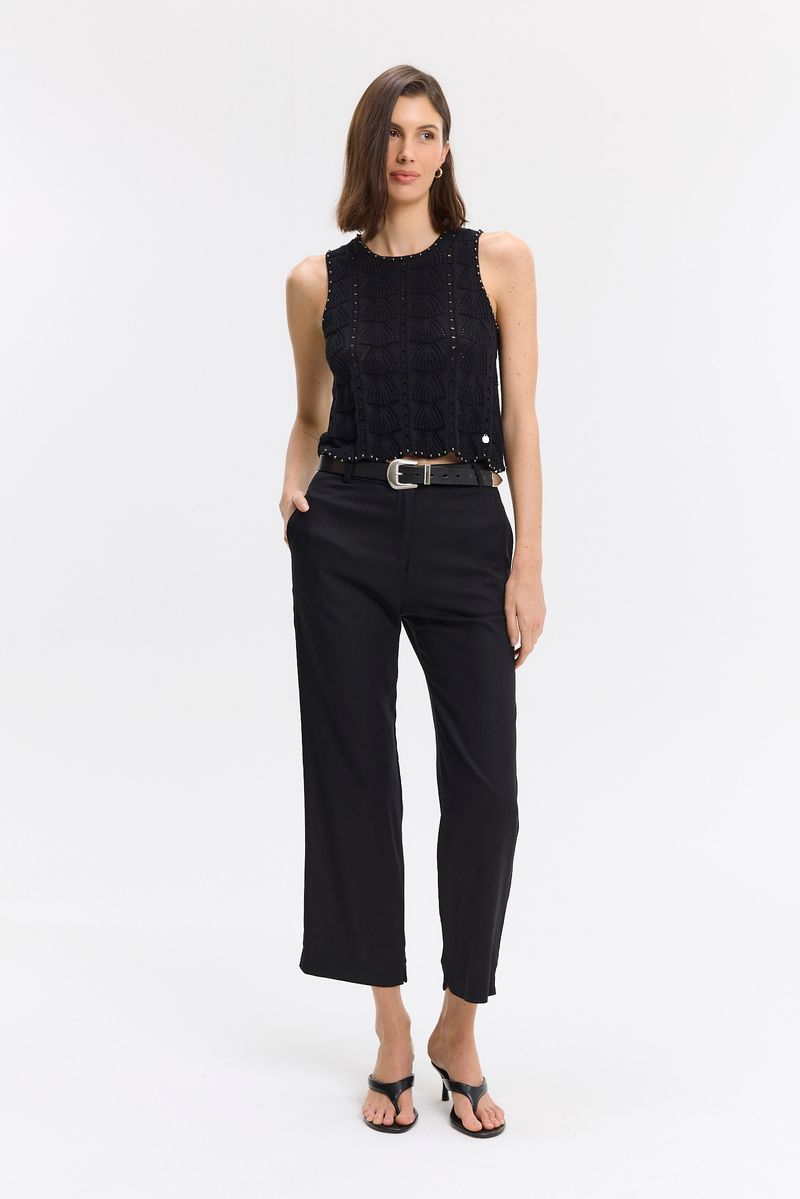 PANTALON LINO GARDENIA