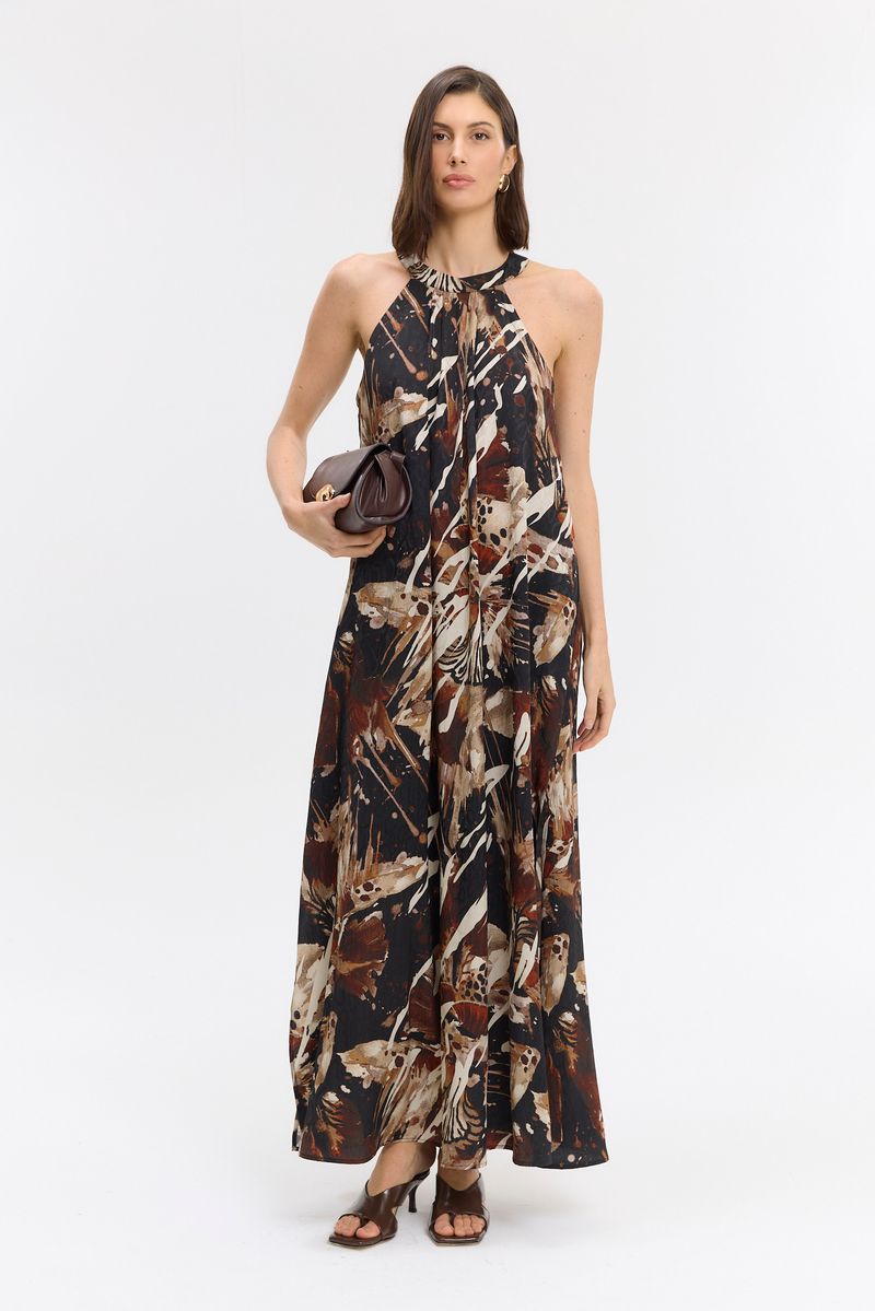 VESTIDO JACQUARD PRINT NEW