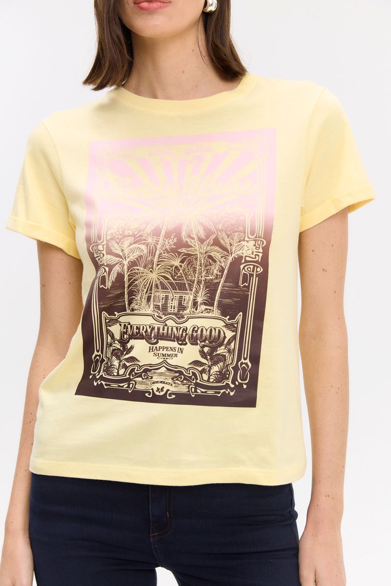 REMERA COTTON PRINT MIK