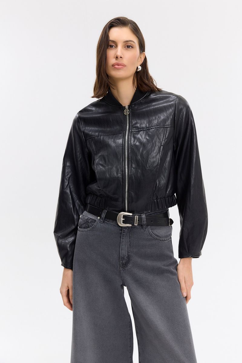 BOMBER LIGHT LEATHER