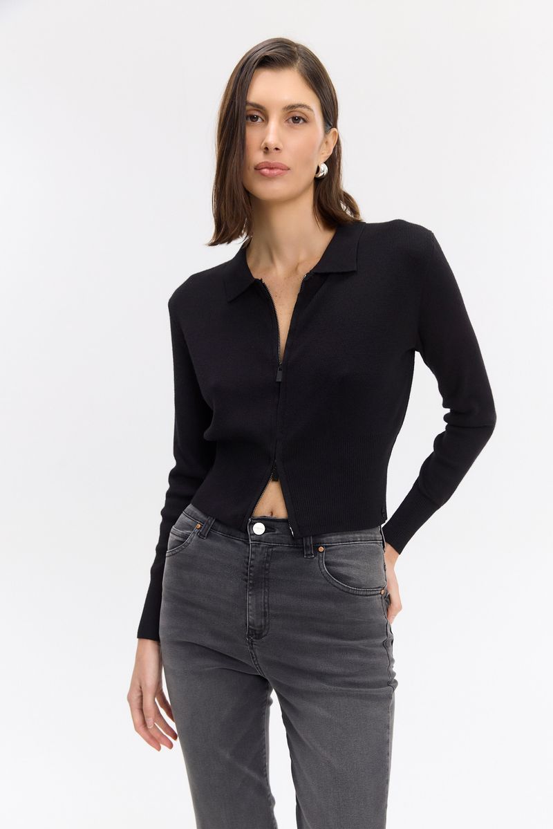 SWEATER CARDIGAN POLO ZITA