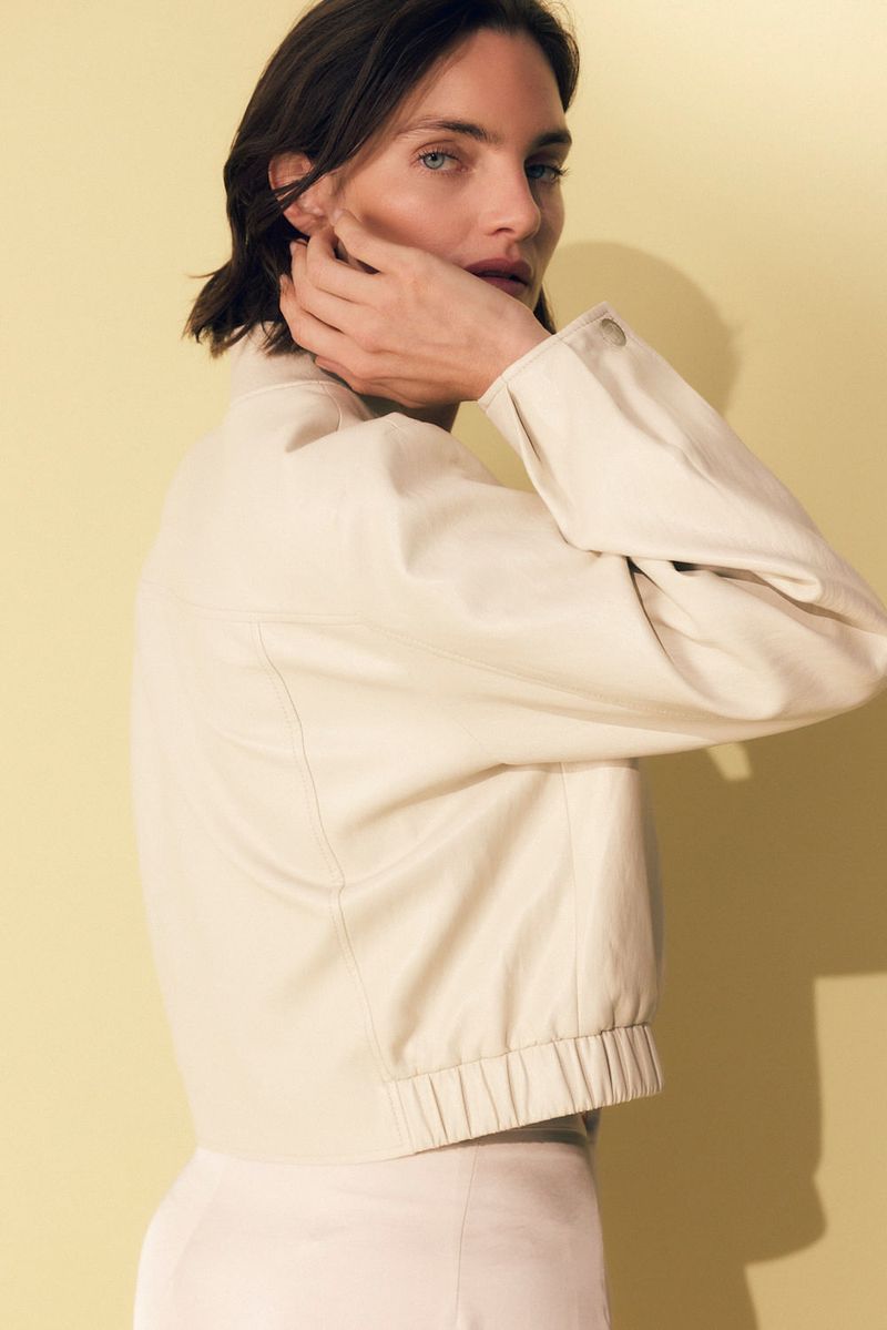 BOMBER LIGHT LEATHER