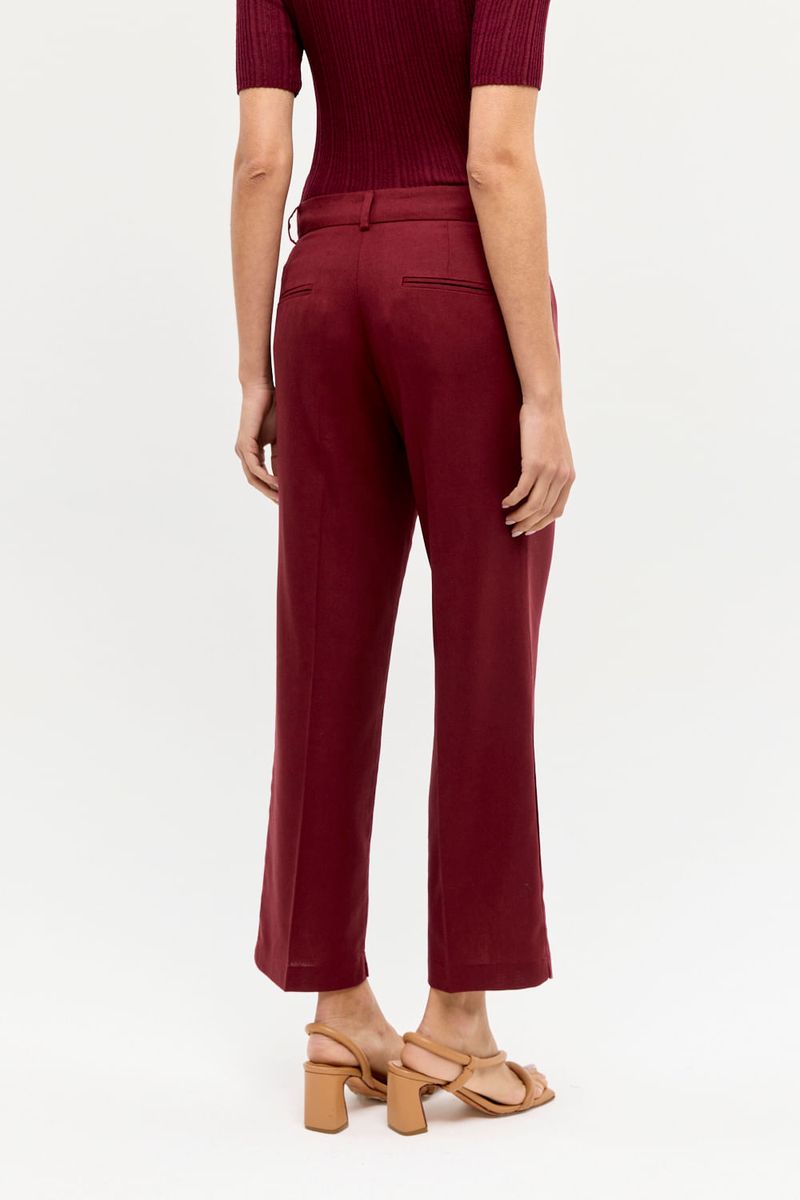 PANTALON LINO GARDENIA