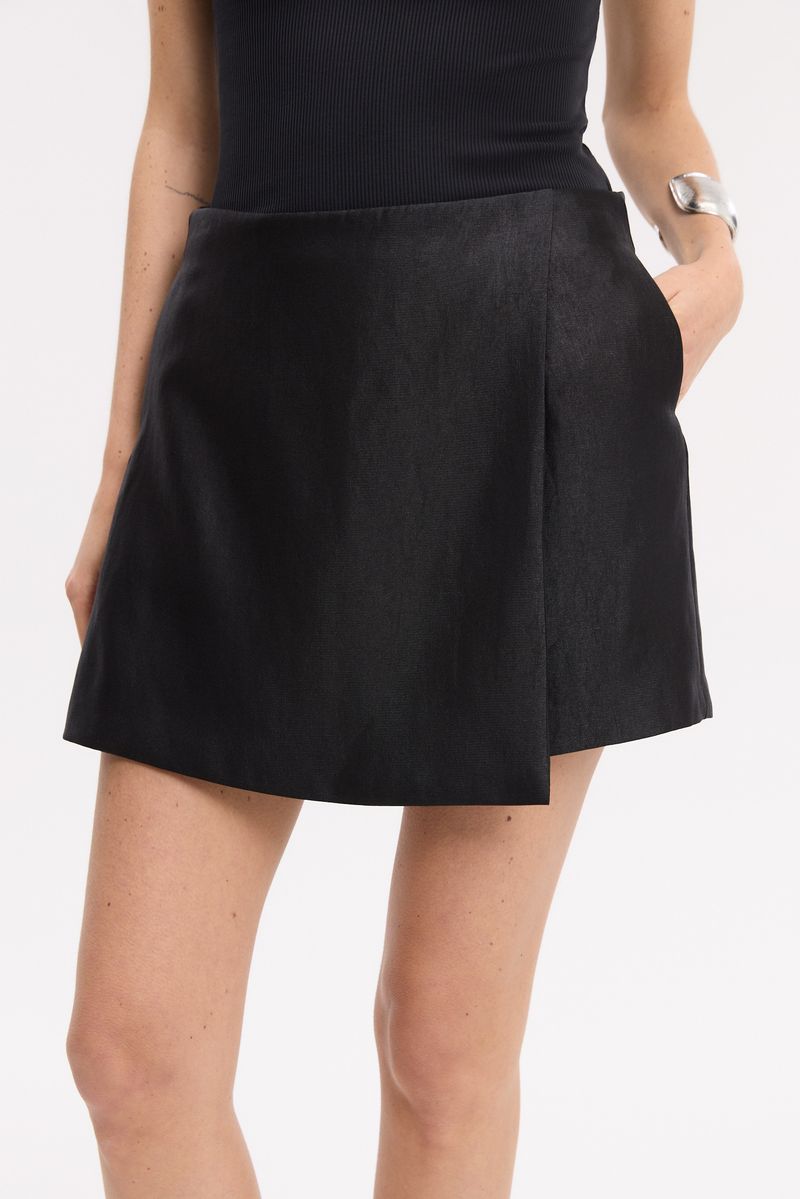 POLLERA SKORT MILANO METALLIC
