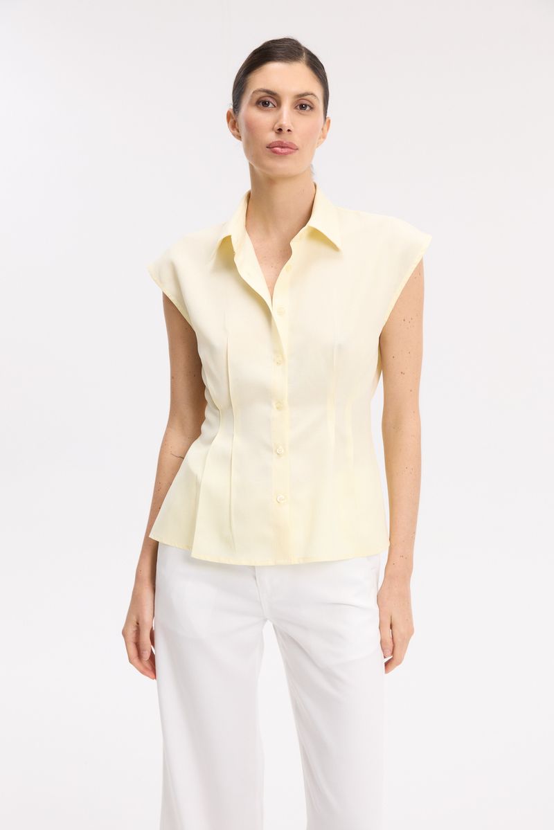 CAMISA SLIM LYOCELL JADE