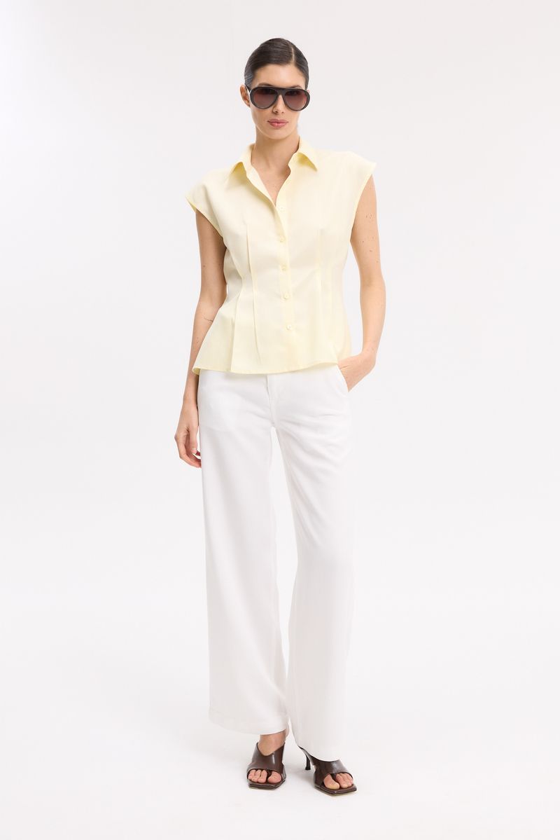 CAMISA SLIM LYOCELL JADE