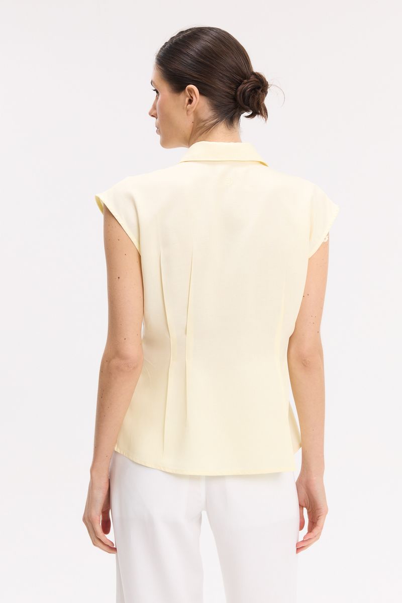 CAMISA SLIM LYOCELL JADE