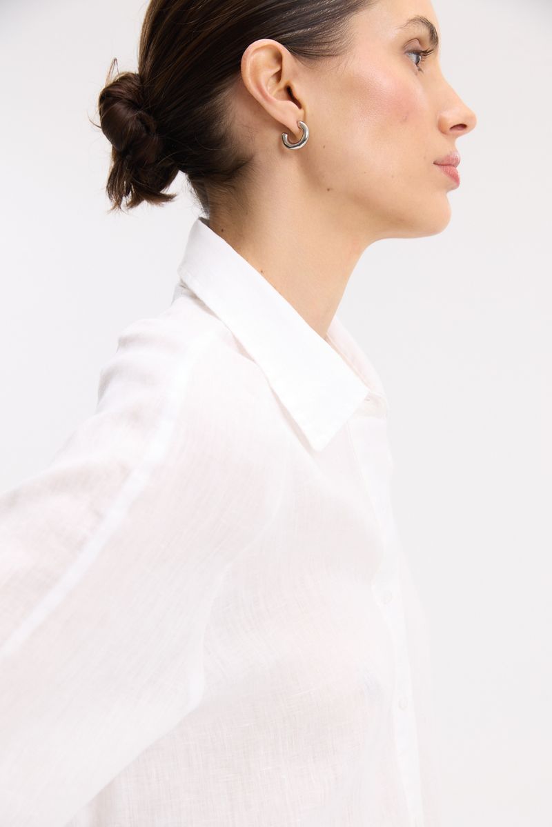 CAMISA BOXY LINO CLAIRE