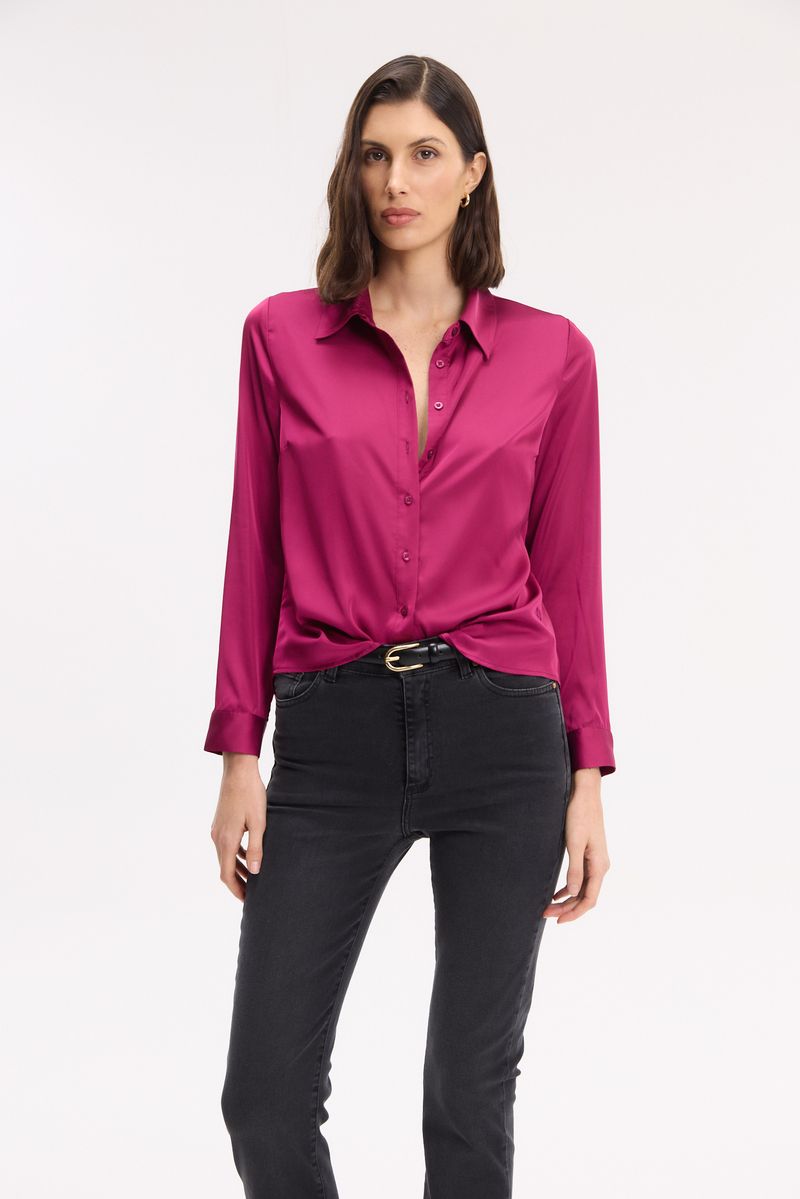 CAMISA SLIM SILK GAIA