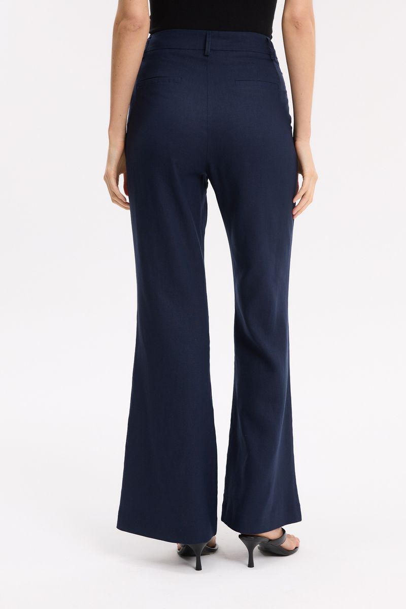 PANTALON FLARE LINEN CAROL