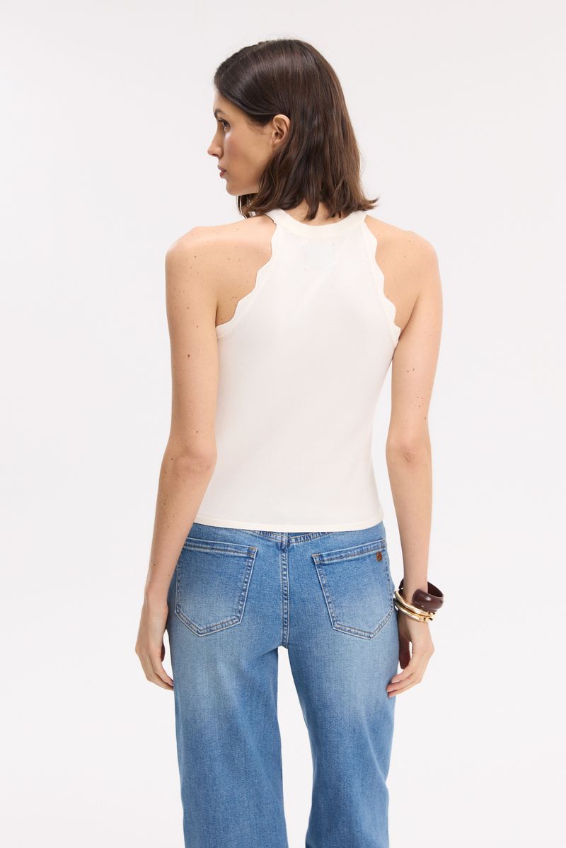 SWEATER TOP HALTER WAVES CHIARA