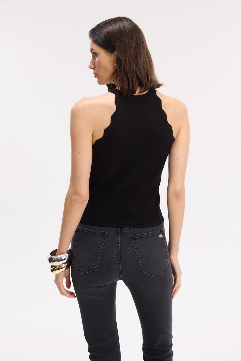 SWEATER TOP HALTER WAVES CHIARA