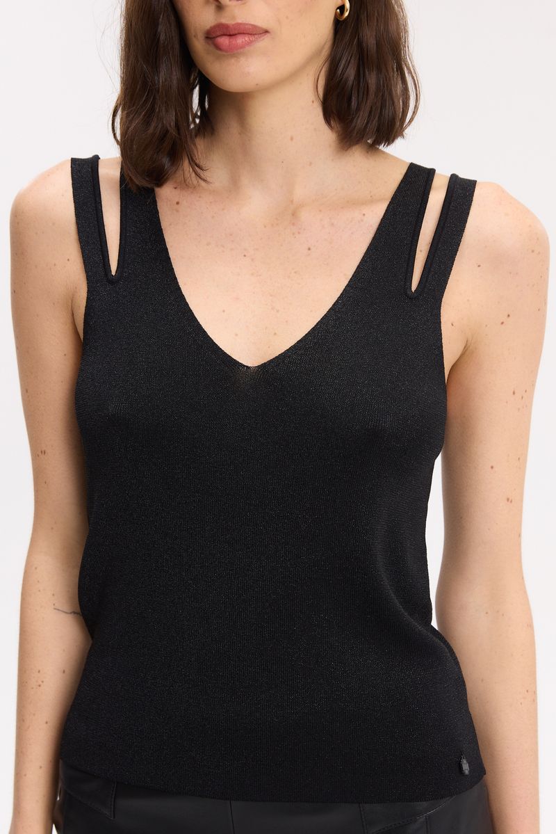 SWEATER TOP DOUBLE STRAP ZOE