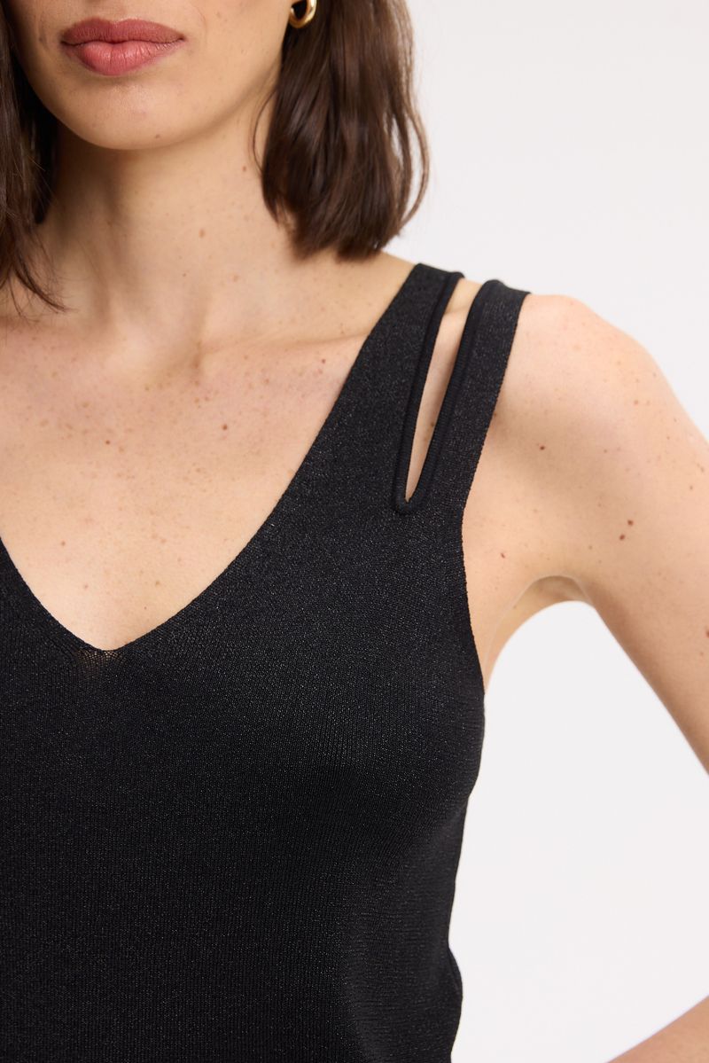SWEATER TOP DOUBLE STRAP ZOE