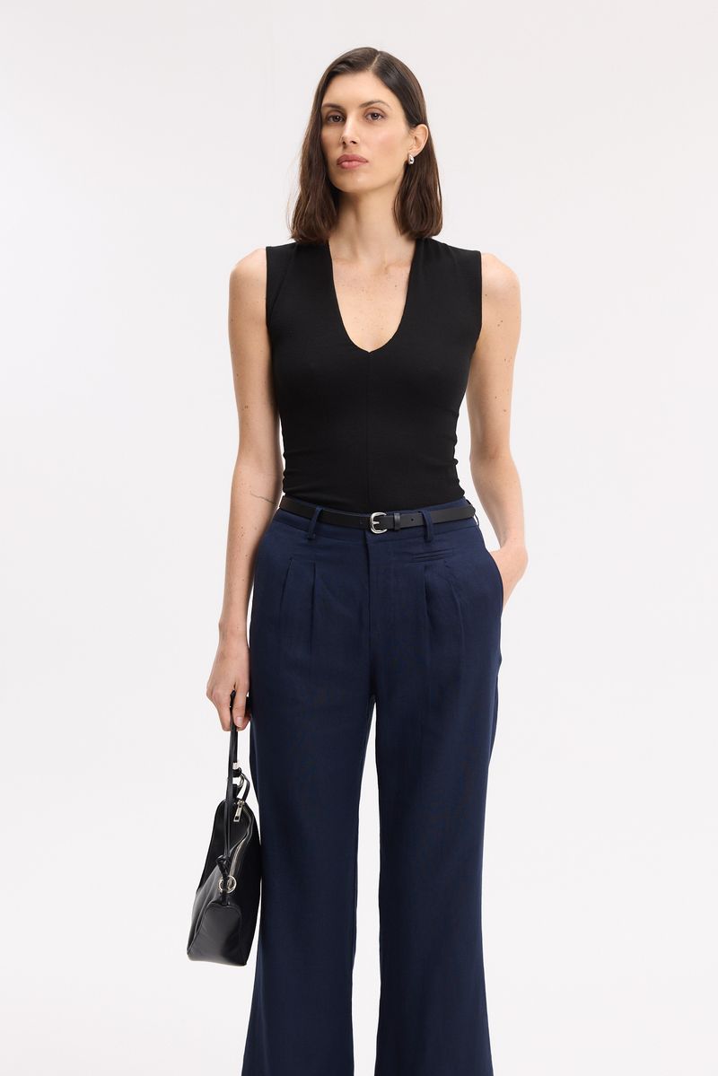REMERA RIBBED BETINA