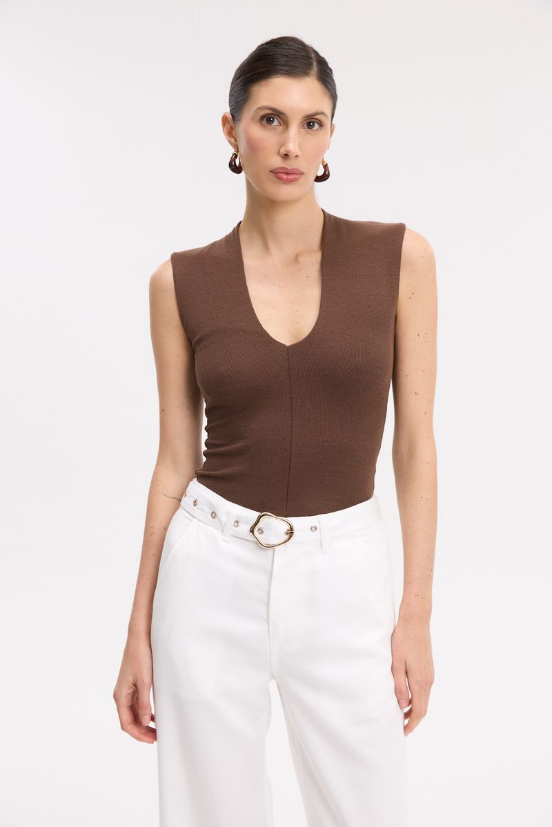 REMERA RIBBED BETINA