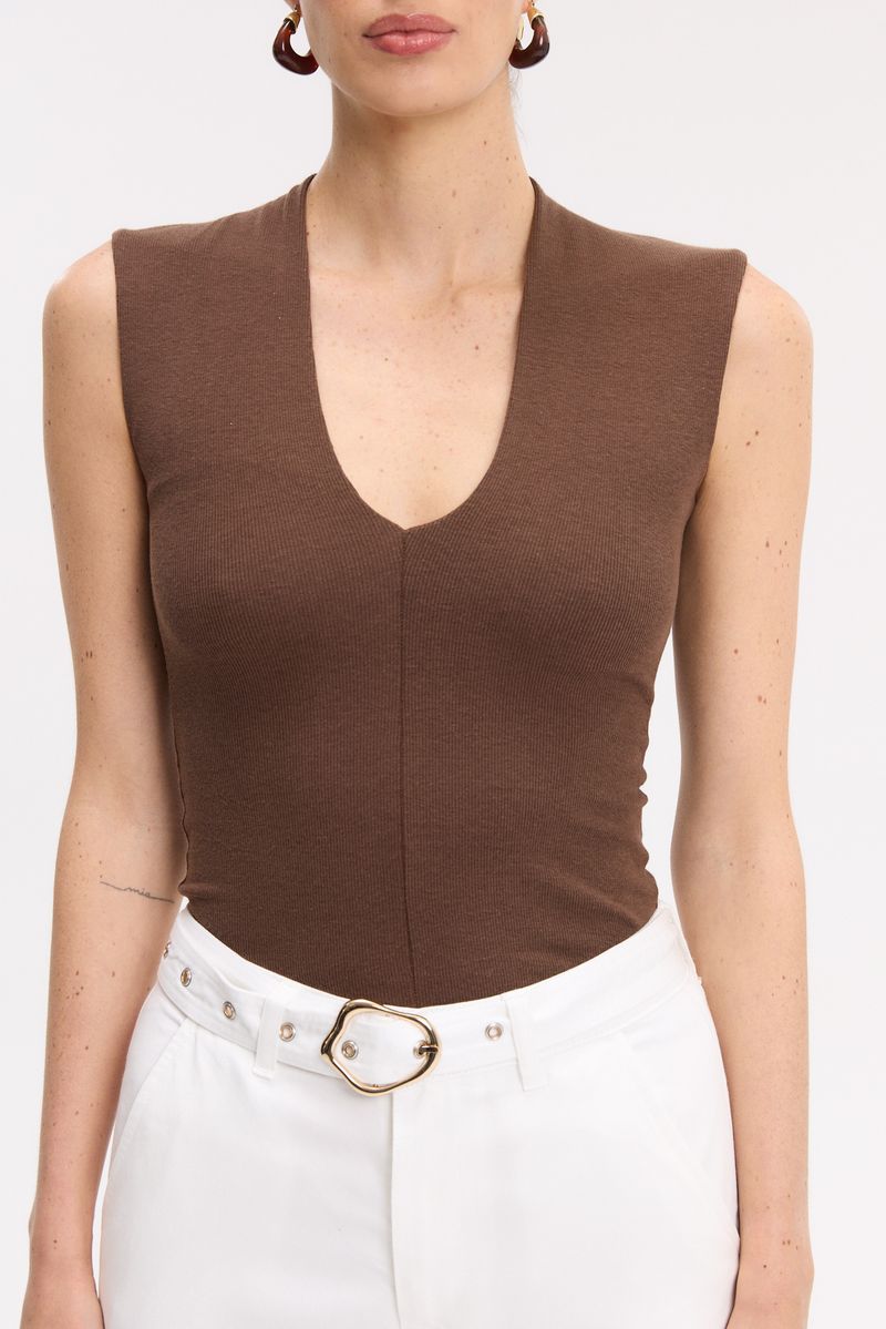 REMERA RIBBED BETINA