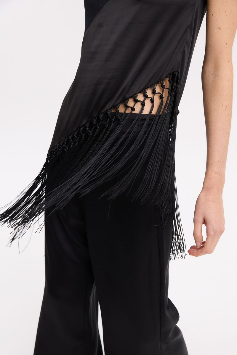 BLUSA SILK FRINGES