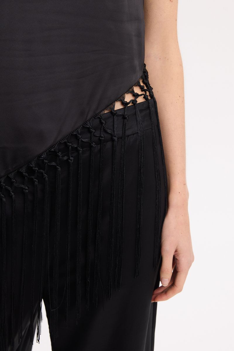 BLUSA SILK FRINGES