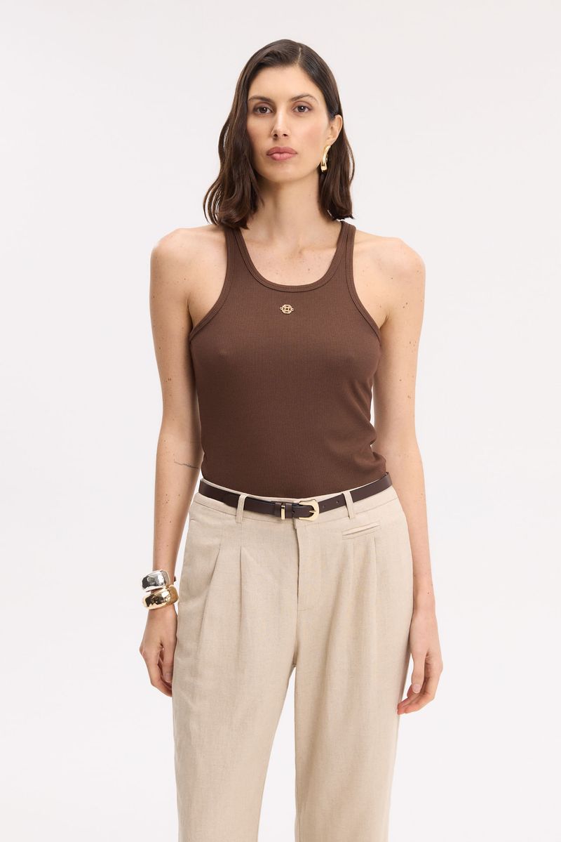 MUSCULOSA RIBBED LUREX RITA